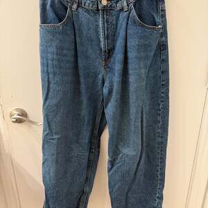 Zara Premium Denim Barrel Jeans